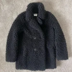 Sandro teddy sales bear coat